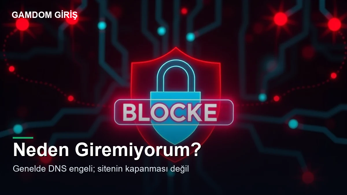 Gamdom giriş yapamıyorum — neden