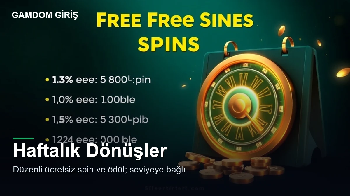 Gamdom Haftalık Ücretsiz Dönüşler 4 Gamdom haftalık ücretsiz dönüşler — genel bakış