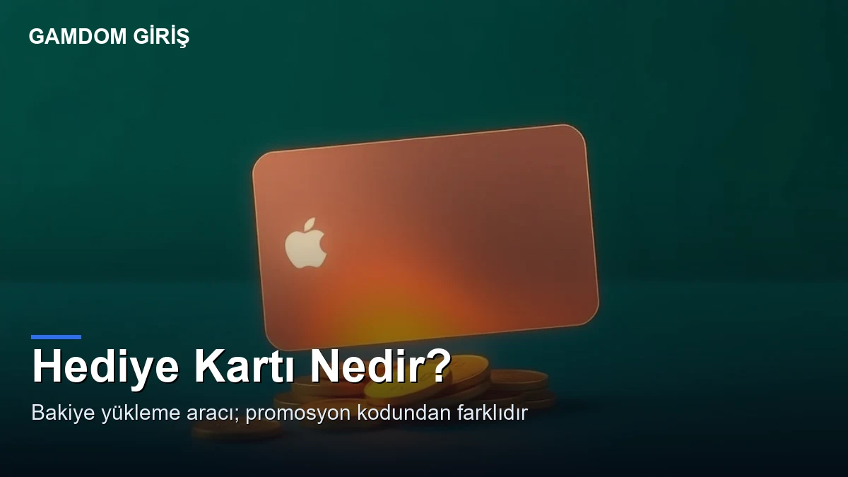 Gamdom hediye kartı — nedir