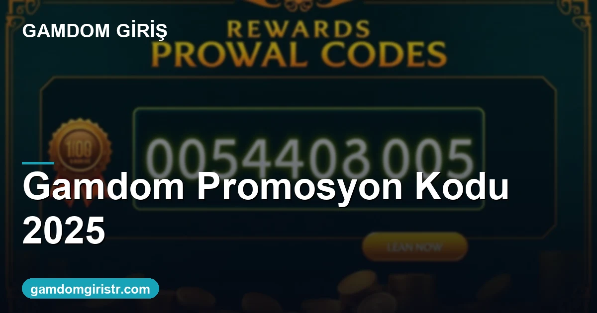 Gamdom promosyon kodu gerçekte ne sağlar 2026