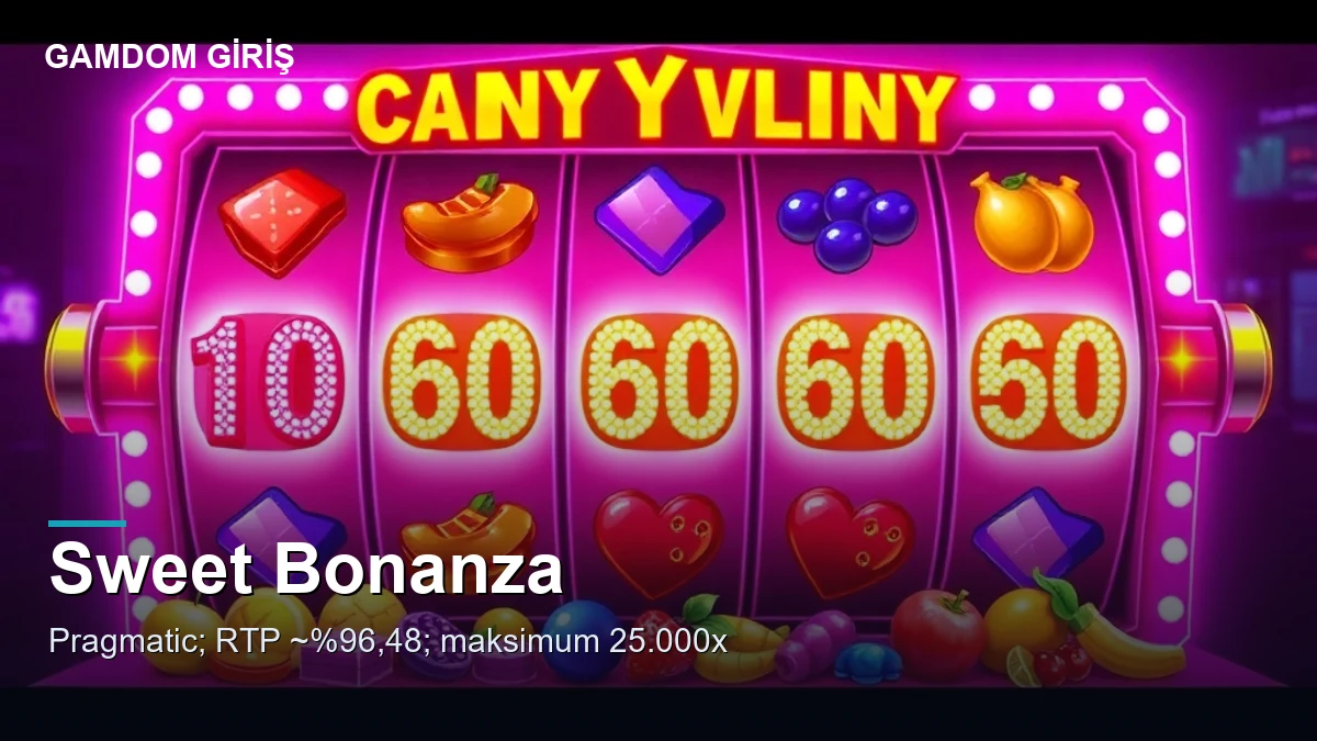 Gamdom Sweet Bonanza — nasıl oynanır