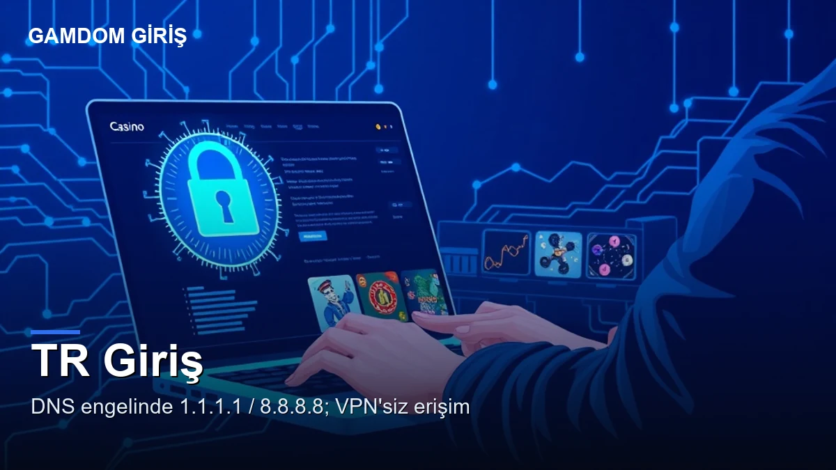 Gamdom TR giriş — güncel erişim ve DNS